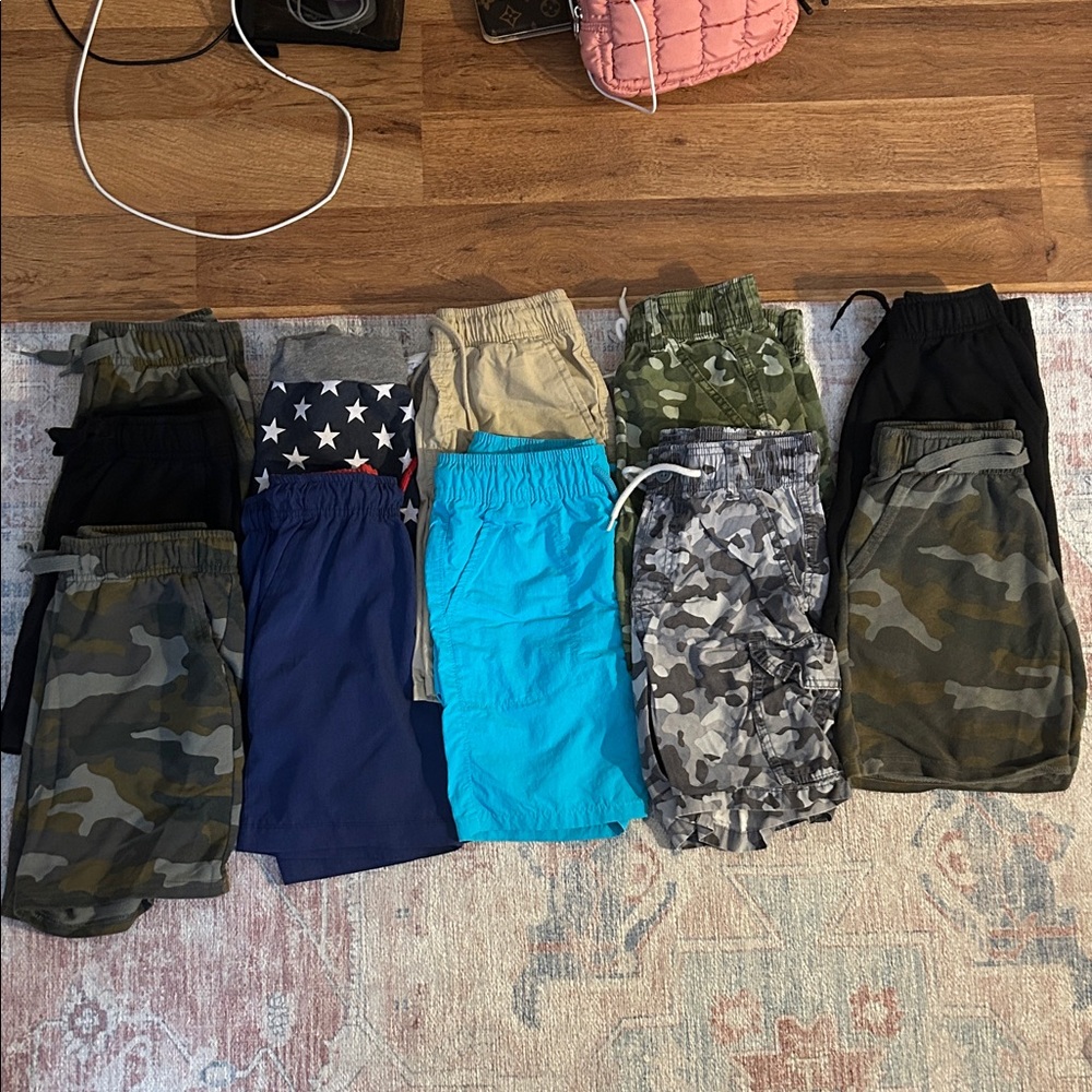 Cat & Jack & Place Shorts  - Camouflage, Blue, Black, and More 11 pairs total